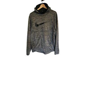 Nike dri fit Hoodie‎ Size Medium Gray logo